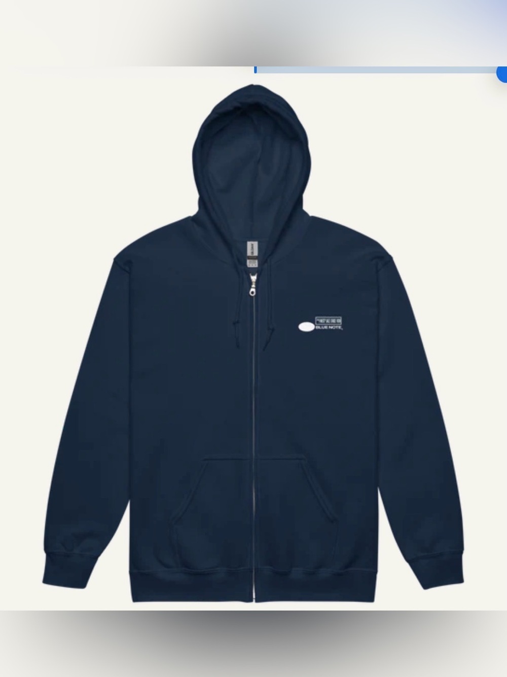 Mountain Hardware Men’s BLUE NOTE FINEST LOGO ZIP-UP HOODIE SIZE: Medium